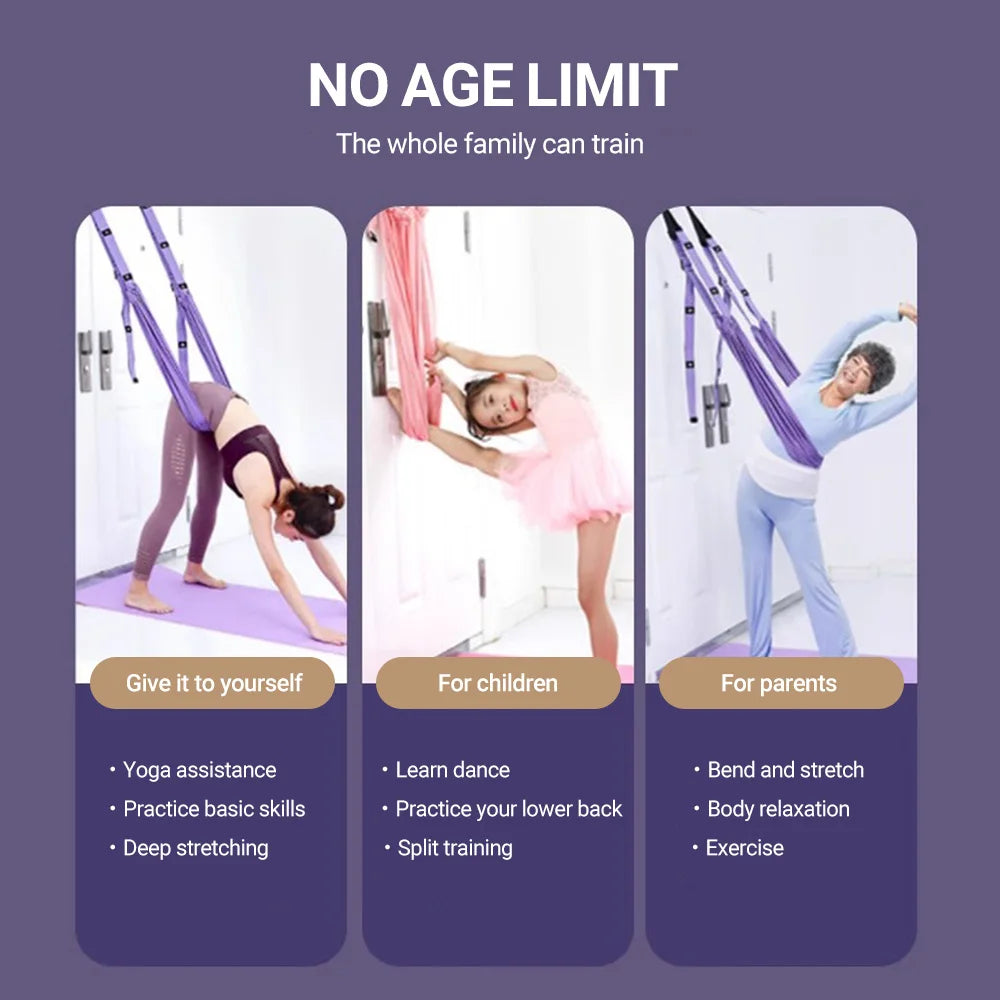 Aerial Yoga Strap Pull Rope Hammock