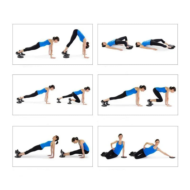 2pcs Fitness Core Sliders