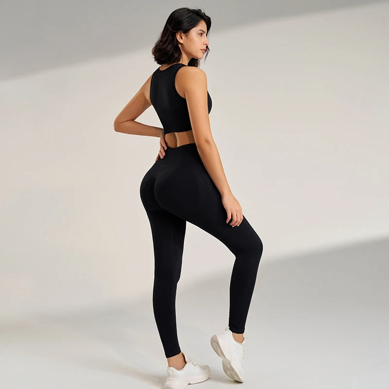 High Waisted Yoga Top and Leggings