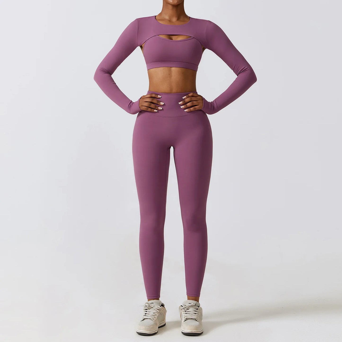 Long Sleeve Yoga Legging Set